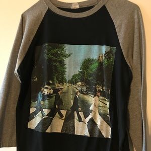 3/4 sleeve Beatles shirt